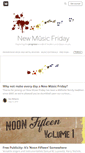 Mobile Screenshot of newmusicfriday.org