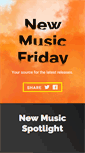 Mobile Screenshot of newmusicfriday.com